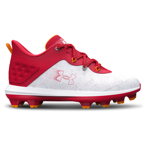 

Under Armour Boys Under Armour Harper 8 TPU JR USA - Boys' Grade School Baseball Shoes Red/White/Red Size 4.0