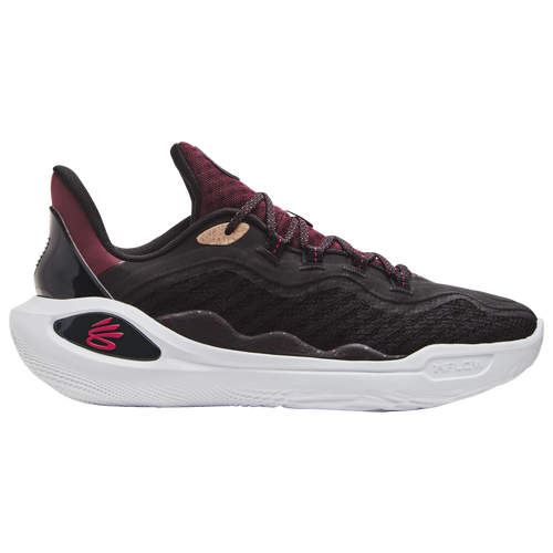 MENS - Under Armour Curry 11 Domaine - Black/Burgundy White