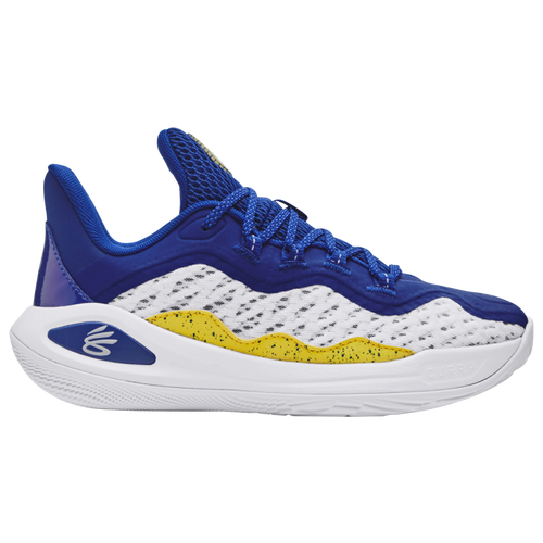 

Under Armour Curry 11 Future Curry - Boys' Grade School White/Blue/Yellow Size 06.5