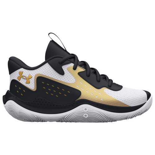 

Under Armour Boys Under Armour Jet 23 - Boys' Preschool Basketball Shoes Black/White/Gold Size 02.0