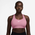 Nike Dri-FIT Swoosh Medium Support Bra  - Women's White/Elemental Pink