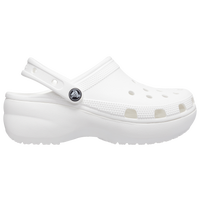 White/White- Croc W Clsc Platform-wh/wh