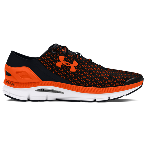 

Under Armour Mens Under Armour Speedform Gemini - Mens Running Shoes White/Black/Team Orange Size 7.5