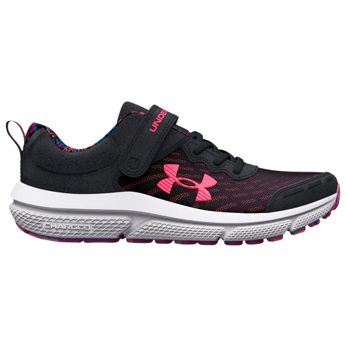 

Under Armour Girls Under Armour Assert 10 AC GLTR - Girls' Preschool Running Shoes Black/Mystic Magenta/Pink Shock Size 2.0