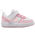 Nike Court Borough Low Recraft  - Girls' Toddler White/Pink Foam