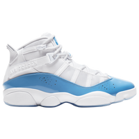 Jordan Mens 6 Rings Mens Shoes White Valor Blue Size 09.0