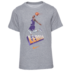 Boys' Grade School - Nike LeBron Hero T-Shirt - Dark Grey Heather