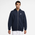 Nike Chandail à capuchon avec glissière pleine longueur Club Basketball - Pour hommes Bleu obsidienne/Bleu obsidienne/Blanc