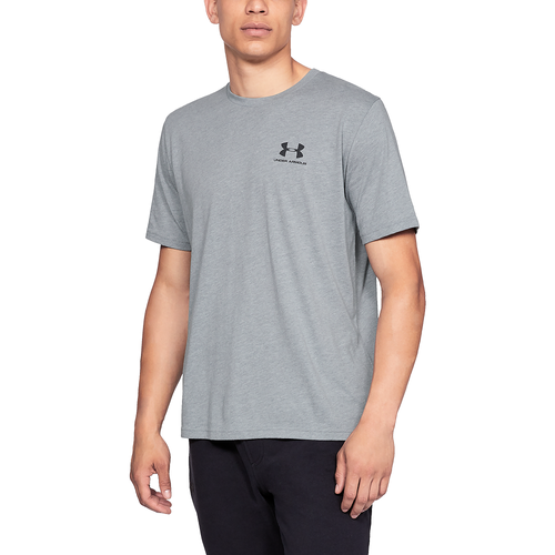 

Under Armour Mens Under Armour Sportstyle Left Chest T-Shirt - Mens Black/Steel Light Heather Size 3XL