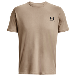 Men's - Under Armour Sportstyle Left Chest T-Shirt - Tan/Black