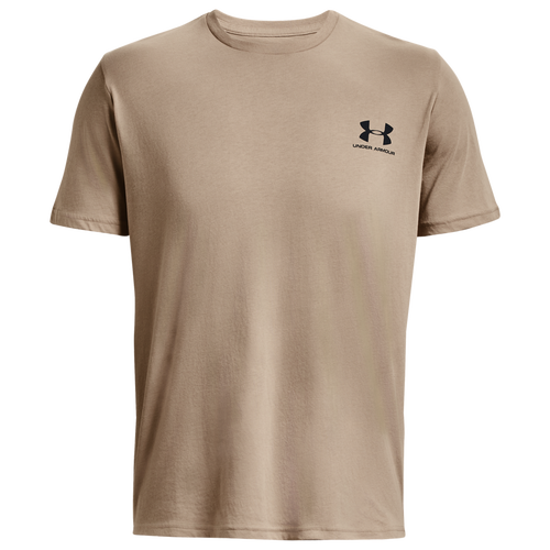 Under Armour Mens  Sportstyle Left Chest T-shirt In Tan/black