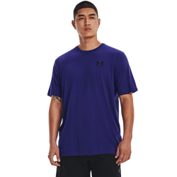 Men's - Under Armour Sportstyle Left Chest T-Shirt - Sonar Blue/Black