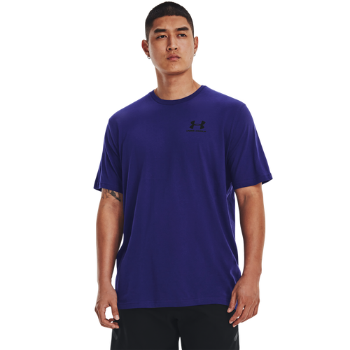 

Under Armour Mens Under Armour Sportstyle Left Chest T-Shirt - Mens Sonar Blue/Black Size M