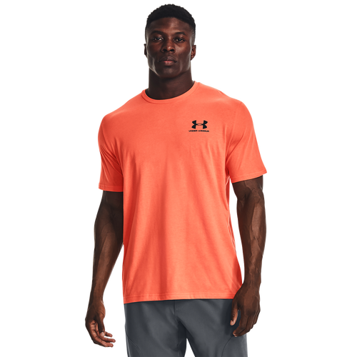 

Under Armour Mens Under Armour Sportstyle Left Chest T-Shirt - Mens Frosted Orange/Black Size L