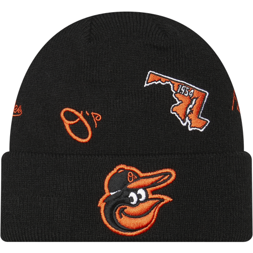 

New Era Mens Baltimore Orioles New Era Orioles HL City ID Cap - Mens Black/Orange Size One Size