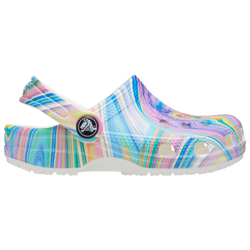 Girls' Grade School - Crocs Classic Clog - Multi/White