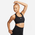 Nike Dri-FIT Swoosh Medium Support Bra  - Women's White/Black