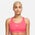 Nike Soutien-gorge à soutien moyen Dri-FIT Swoosh - Pour femmes Rose aster/Blanc