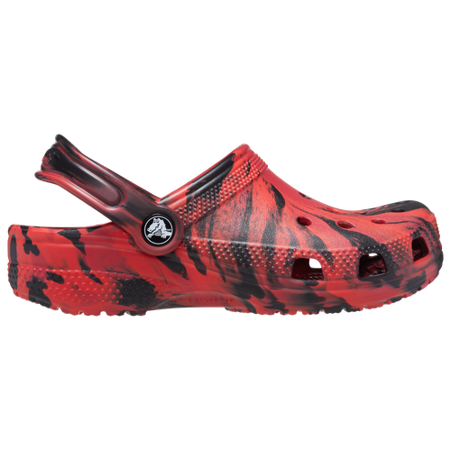 Crocs Kids' Girls  Marbled Clogs In Red/black