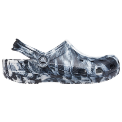 Men's - Crocs Classic Marbled Clogs - Black/White