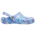 Crocs Classic Marbled Clogs - Women's White/Blue/Purple
