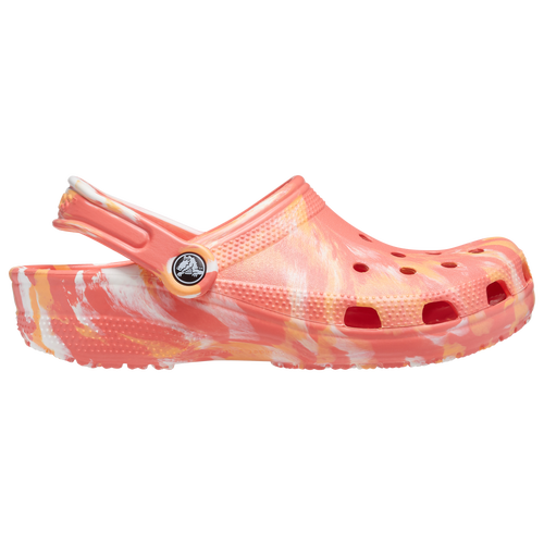 

Crocs Womens Crocs Classic Marbled Clogs - Womens Shoes Orange/Multi Color Size 6.0