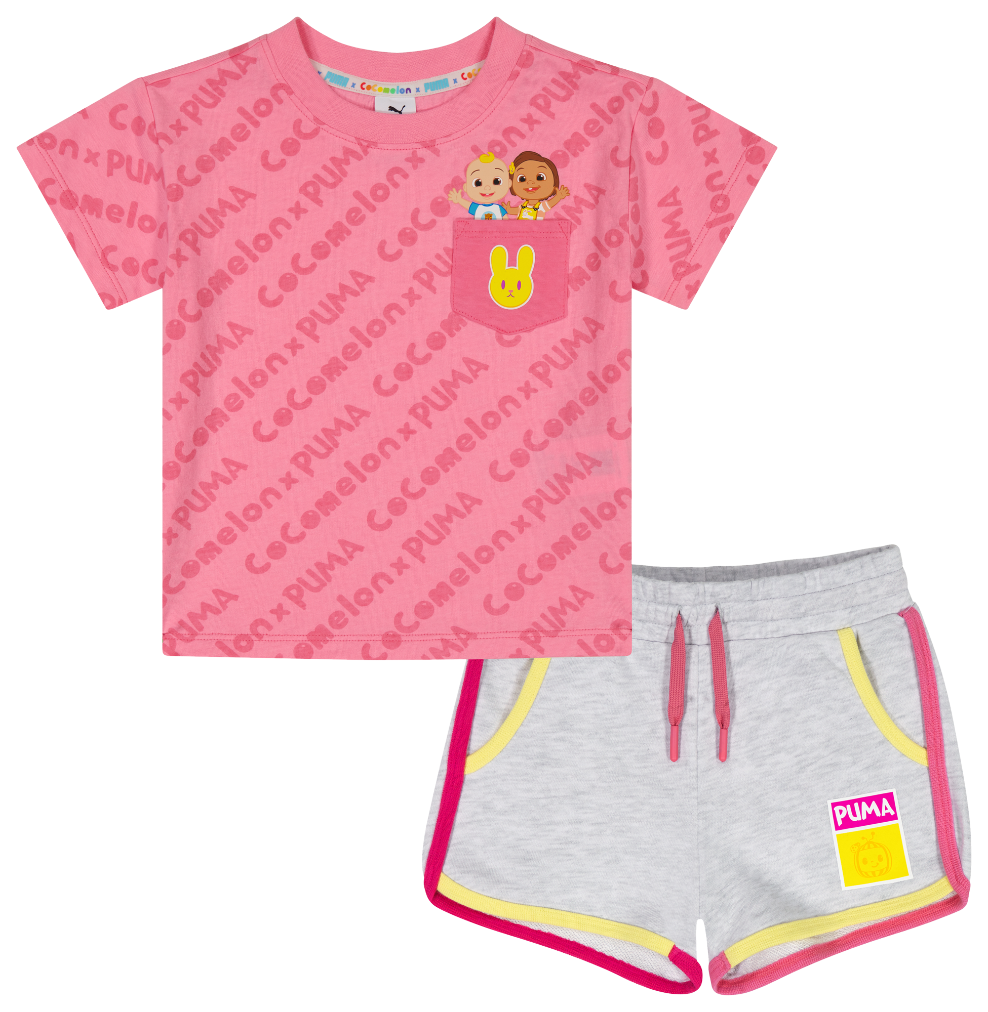 Cocomelon Girls Singlet & Trunk Set - Pink