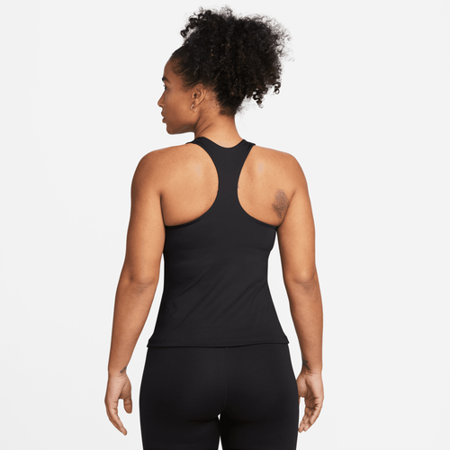 Nike Women s Swoosh Medium Support Padded Sports Bra Tank Top Black