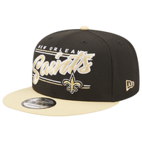 New Orleans Saints Pro Standard Script Wordmark Snapback Hat - Black