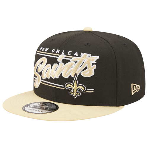 

New Era Mens New Orleans Saints New Era Saints 2T Team Script Snap - Mens Blue/Blue Size One Size