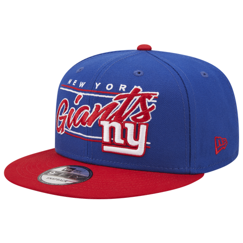 

New Era Mens New York Giants New Era Giants 2T Team Script Snap - Mens Blue/Blue Size One Size