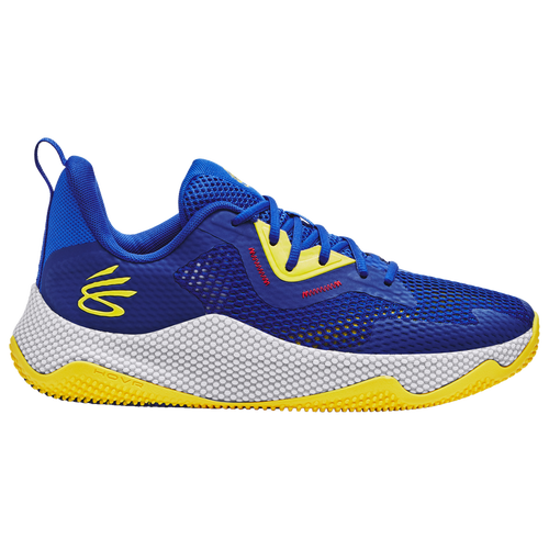

Under Armour Mens Under Armour Curry Splash 3 - Mens Basketball Shoes White/Blue/Yellow Size 10.0
