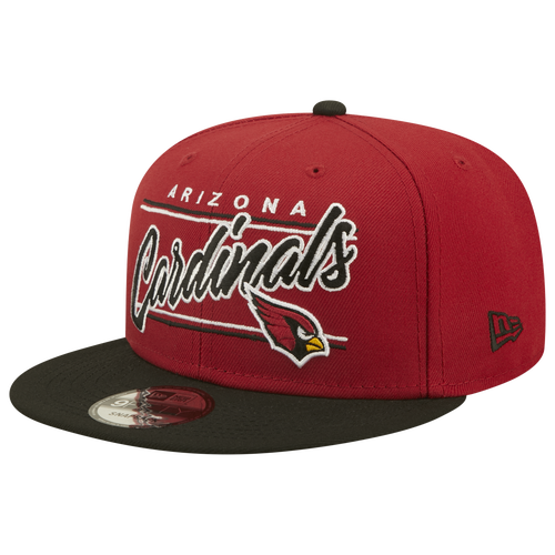 

New Era Mens Arizona Cardinals New Era Cardinals 2T Team Script Snap - Mens Red/Red Size One Size