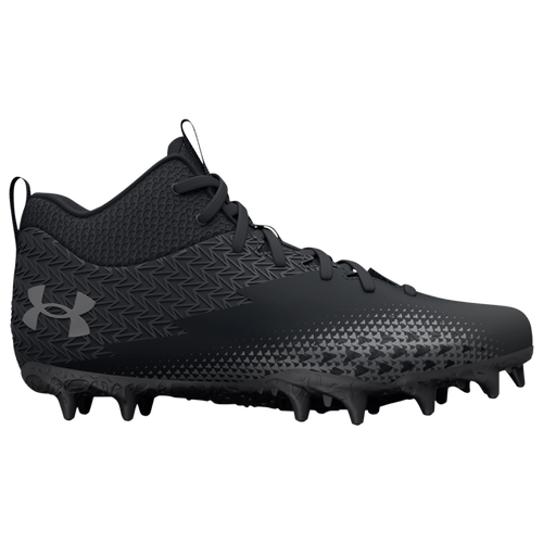 Under Armour Kids' Boys  Spotlight Select 3 Mc In Black/black/metallic Silver