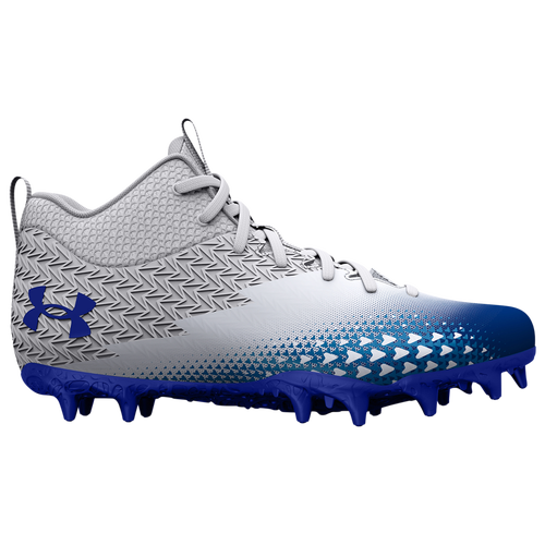 

Under Armour Boys Under Armour Spotlight Select 3 MC - Boys' Grade School Football Shoes White/Royal/Royal Size 5.5