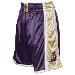 Men's - Mitchell & Ness Lakers Authentic Shorts - Purple/White