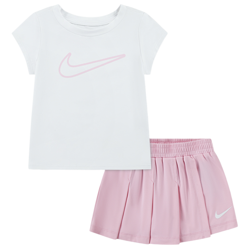  - Nike All Day Play Skort Set - Medium Soft Pink/White