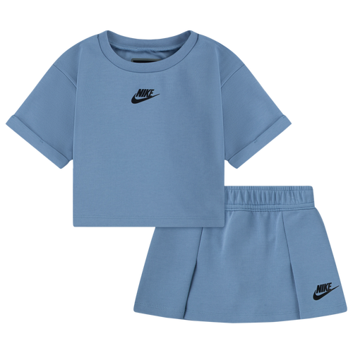  - Nike Tech Fleece Skirt Set - Blue/Black