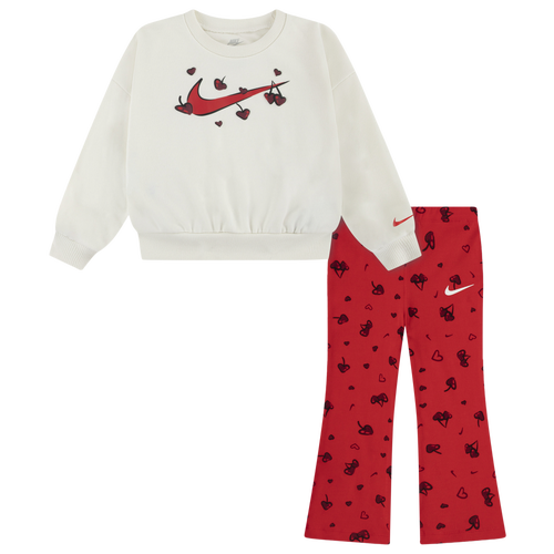  - Nike Crew Legging Set - White/Red