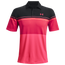 Under Armour Playoff Golf Polo 2.0 - Men's Black/Knockout/Penta Pink