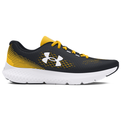 Boys' Grade School - Under Armour Charged Rogue 4 - Black/Taxi/White