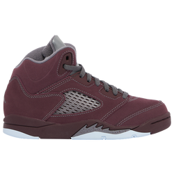 Boys' Preschool - Jordan 5 Retro SE  - Metallic Silver/Deep Burgundy/Light Graphite