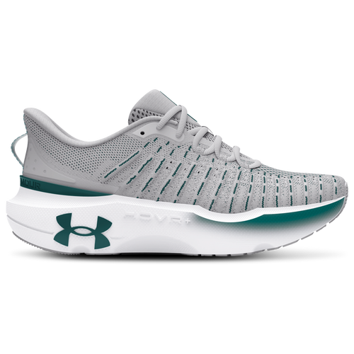 Under Armour Mens  Infinite Elite In Halo Gray/halo Gray/hydro Teal