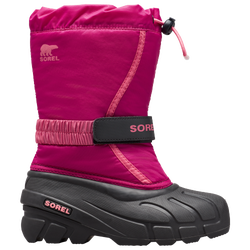 Youth - Sorel Flurry Boots - Deep Blush/Tropic Pink