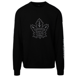 Men's - Pro Standard NHL Maple Leafs Script Crew - Black/White