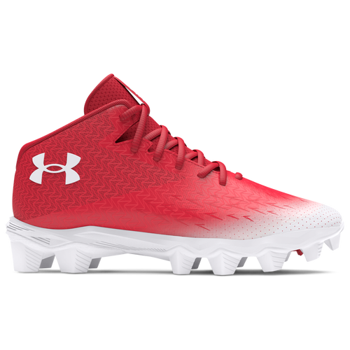 

Under Armour Mens Under Armour Spotlight Franchise RM 4.0 - Mens Football Shoes Red/White/White Size 14.0