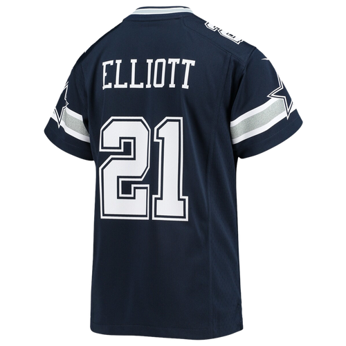 

Nike Boys Ezekiel Elliott Nike Cowboys Game Jersey - Boys' Grade School Navy/Navy Size XL