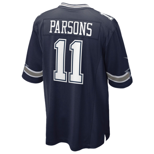 

Nike Boys Micah Parsons Nike Cowboys Game Jersey - Boys' Grade School Navy/Navy Size S