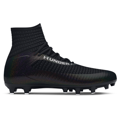 

Under Armour Mens Under Armour Highlight MC 2.0 INTLKNT - Mens Football Shoes Black/Black/Metallic Steel Size 9.0