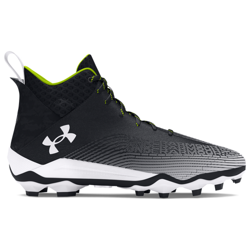 

Under Armour Mens Under Armour Hammer 2.0 MC - Mens Football Shoes Black/White/White Size 13.0